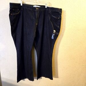 Sonoma All About Comfort Premium New Womens Bootcut Blue Jeans Size 30W Short